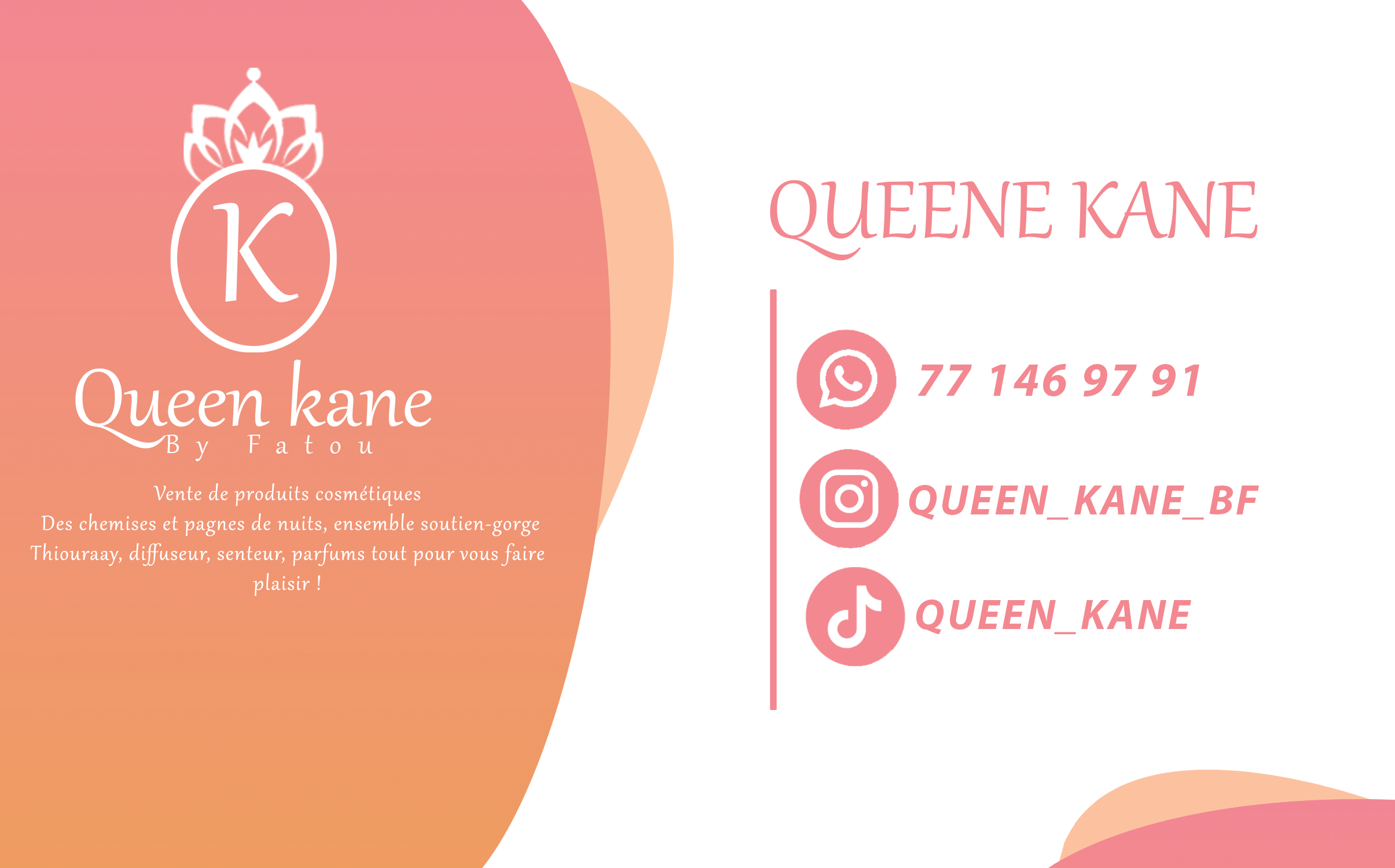 CARTE DE VISITE QUEEN KANE